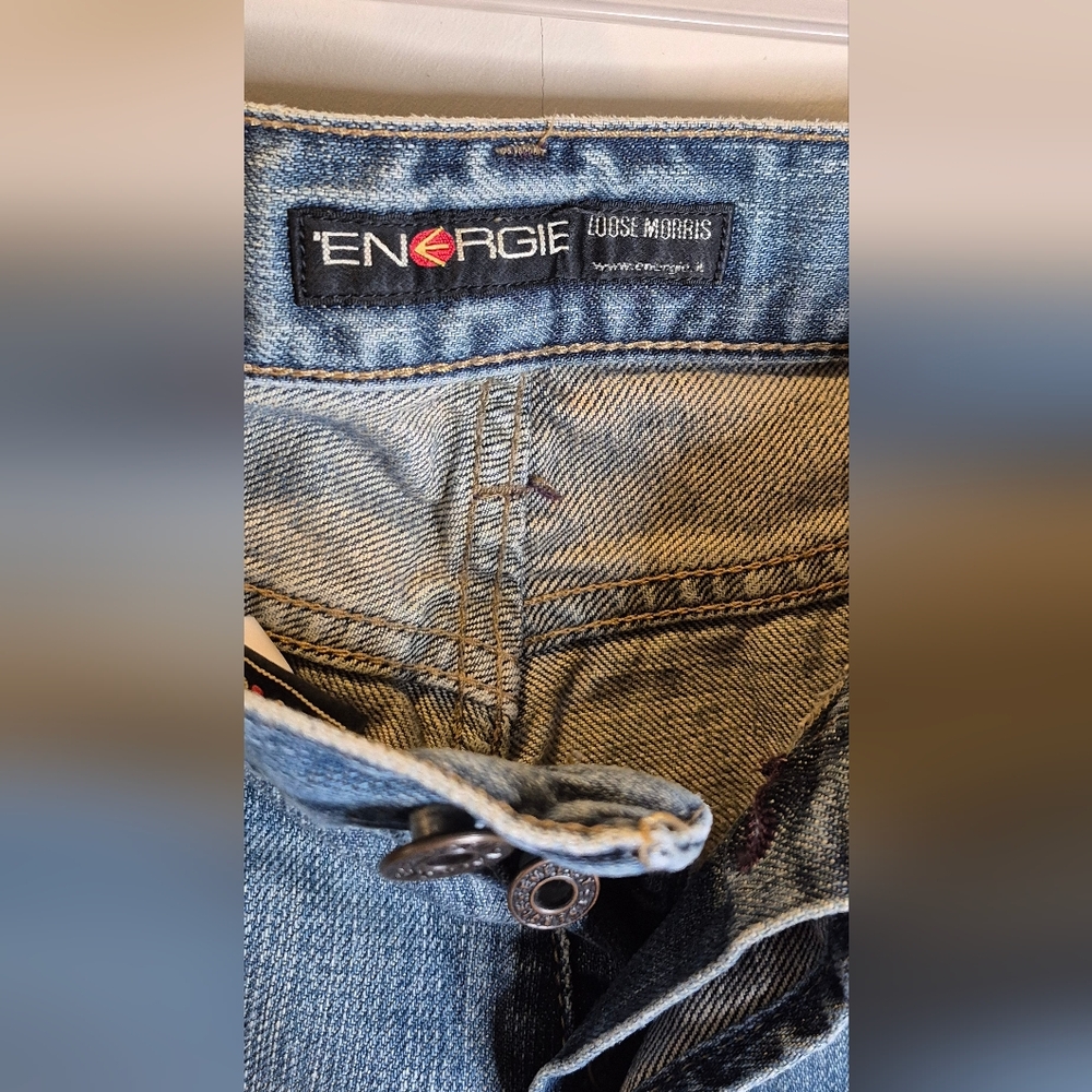 Energie Men's Light Blue Bootcut Jeans - Picture 3 of 11
